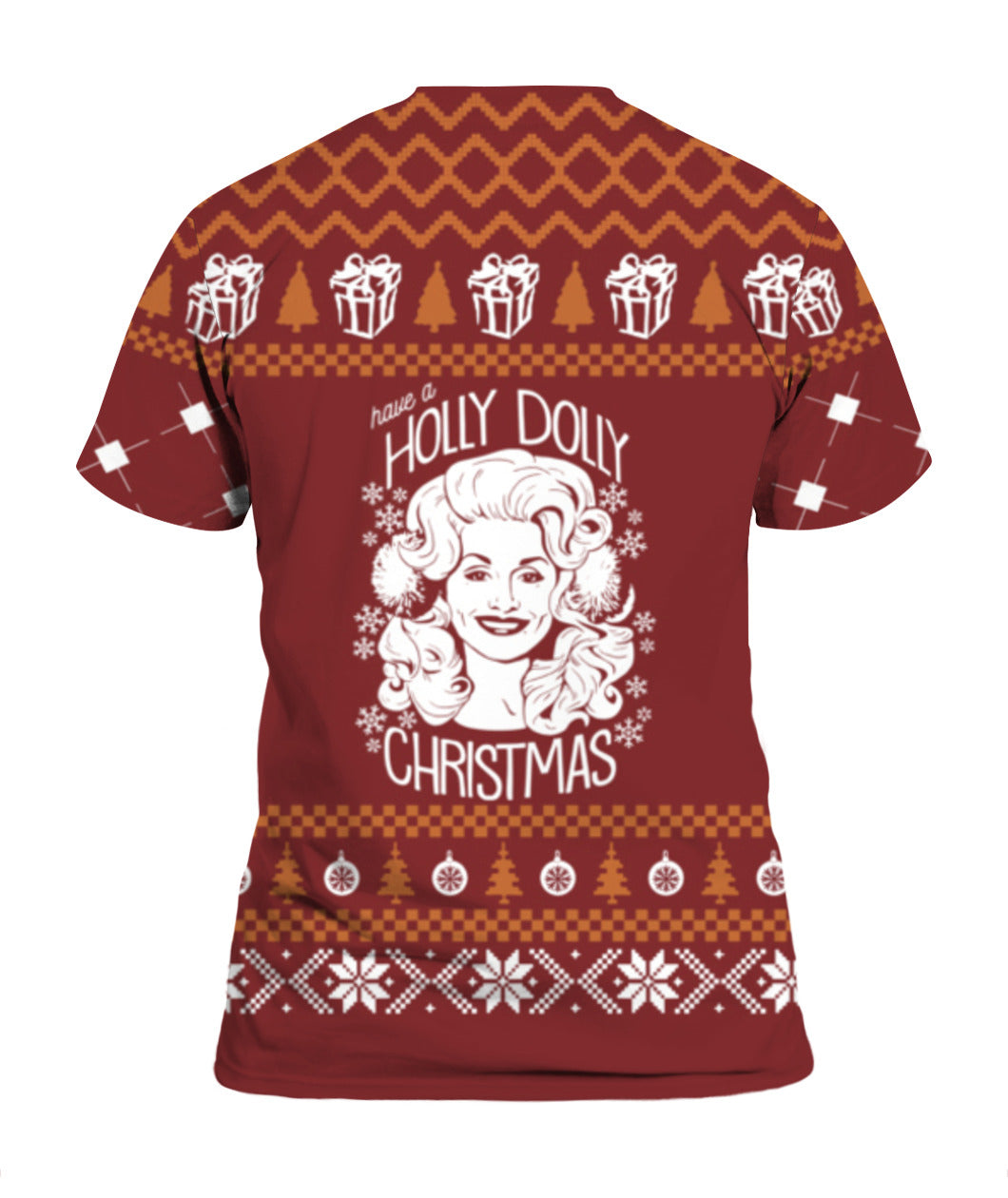Have a Holly Dolly 3D Ugly Christmas Sweater - Holiday Gift product image 4