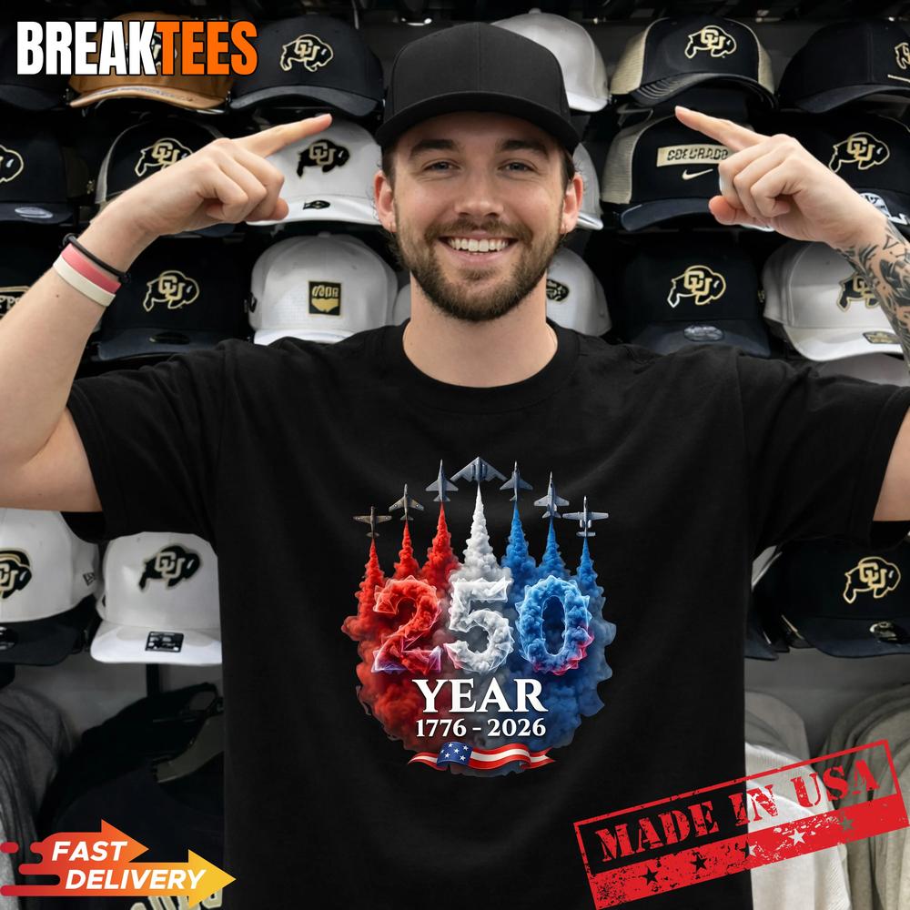 250 Years American 250th USA Patriotic 4th of July - Adult & Kids T-Shirts, Sweatshirts & Hoodies apparel design preview 1