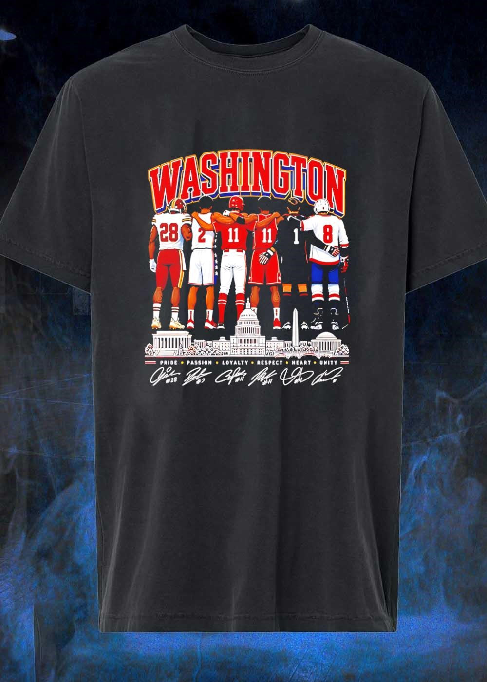 #28 #2 #11 #1 #8 Pride Passion Loyalty Respect Heart - Adult & Kids T-Shirts, Sweatshirts & Hoodies apparel design preview 1