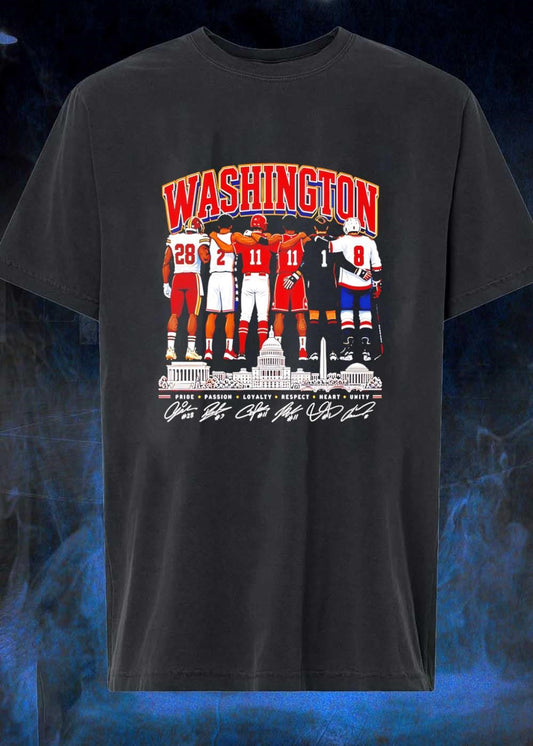#28 #2 #11 #1 #8 Pride Passion Loyalty Respect Heart - Adult & Kids T-Shirts, Sweatshirts & Hoodies apparel design preview 1
