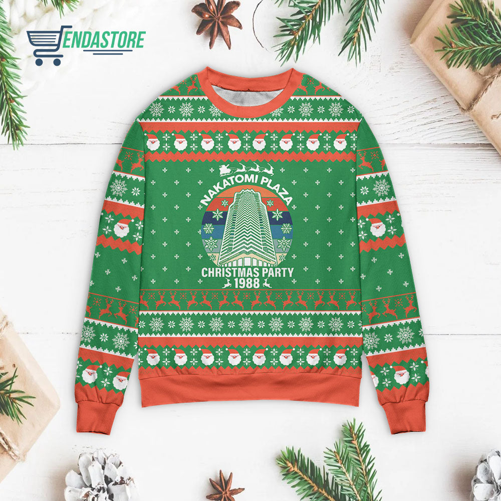 Nakatomi Plaza Christmas party 1988 3D Christmas Sweater - Holiday Gift product image 3