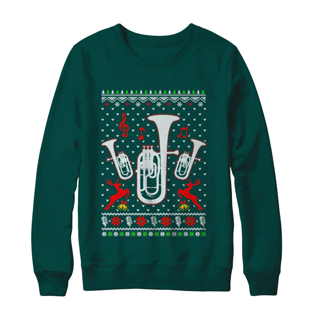 Santa euphonium Christmas Sweater - Holiday Gift product image 4