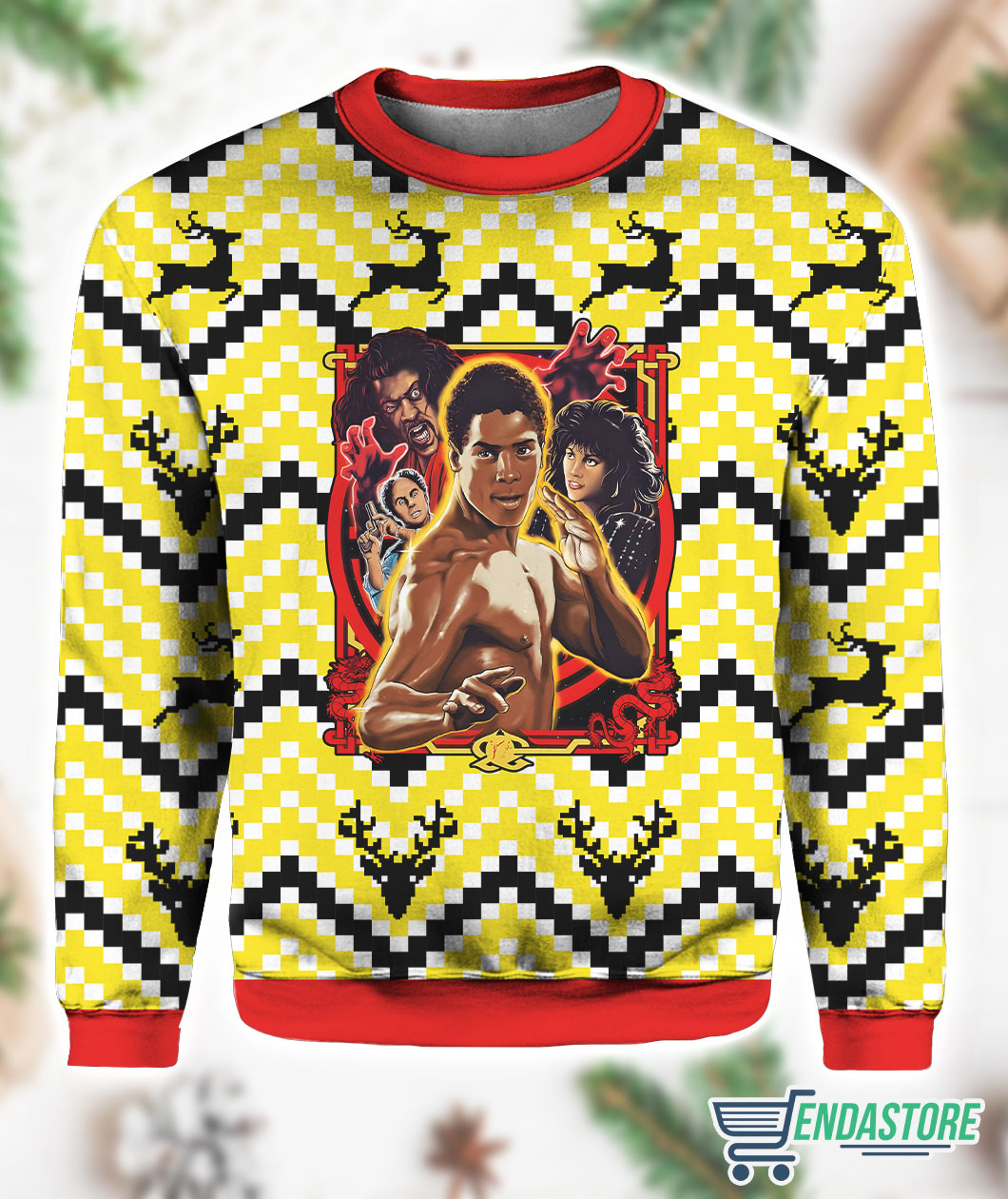 The Last Dragon 3D Ugly Christmas Sweater - Holiday Gift product image 3