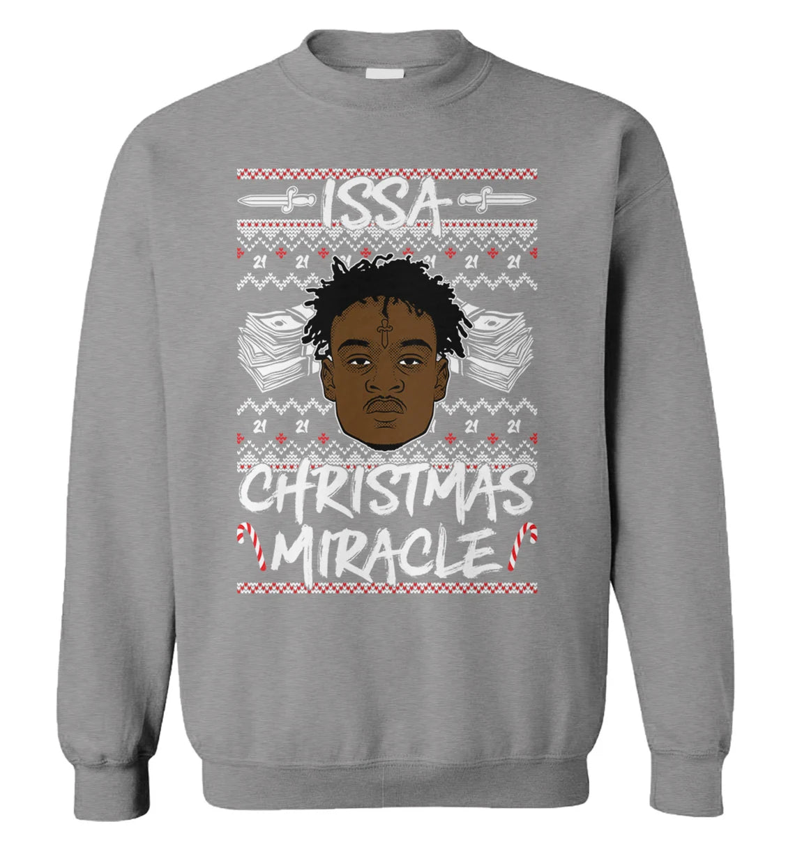 Savage issa Christmas miracle Christmas Sweater - Holiday Gift product image 4