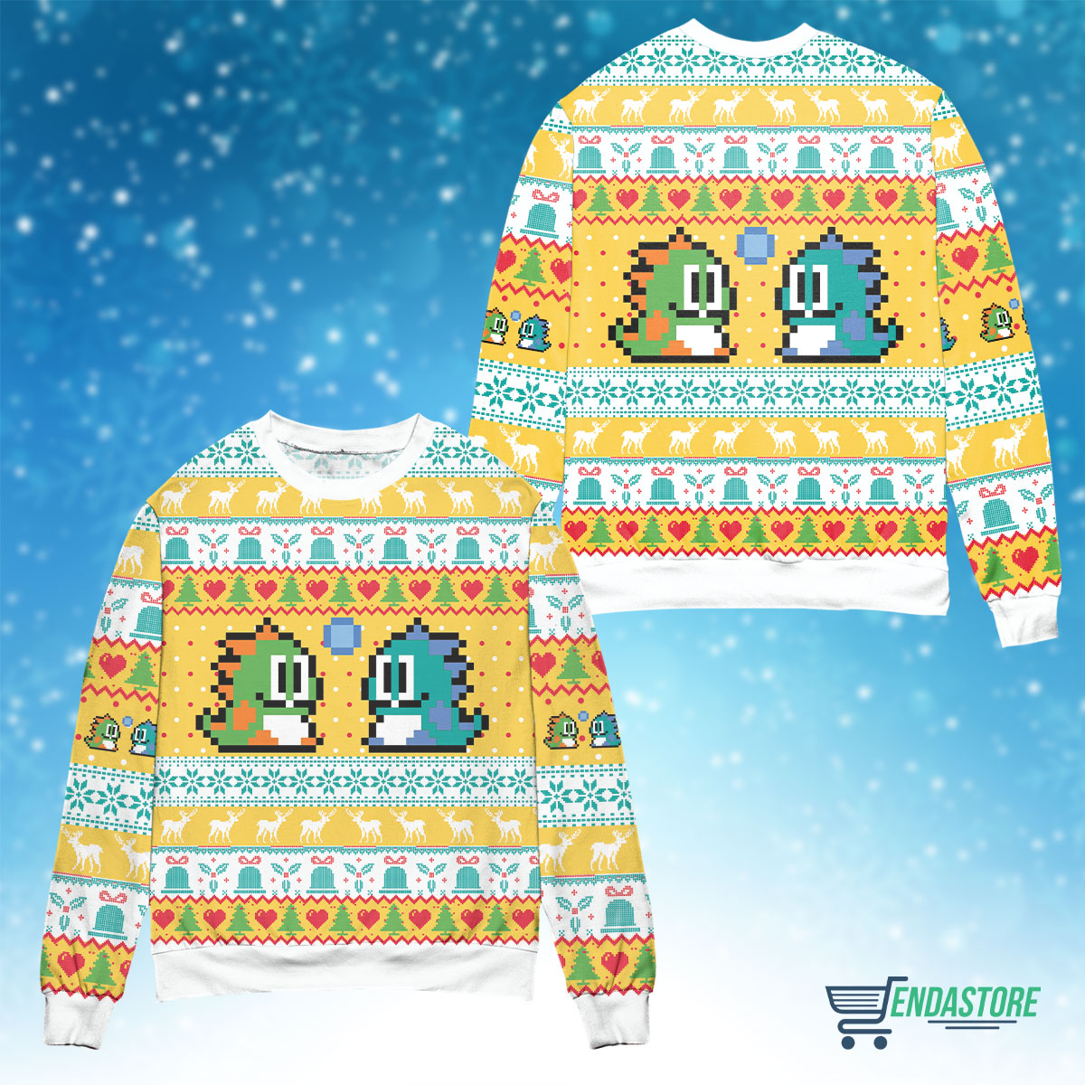 Bubble Bobble 3D Christmas Sweater - Holiday Gift product image 4
