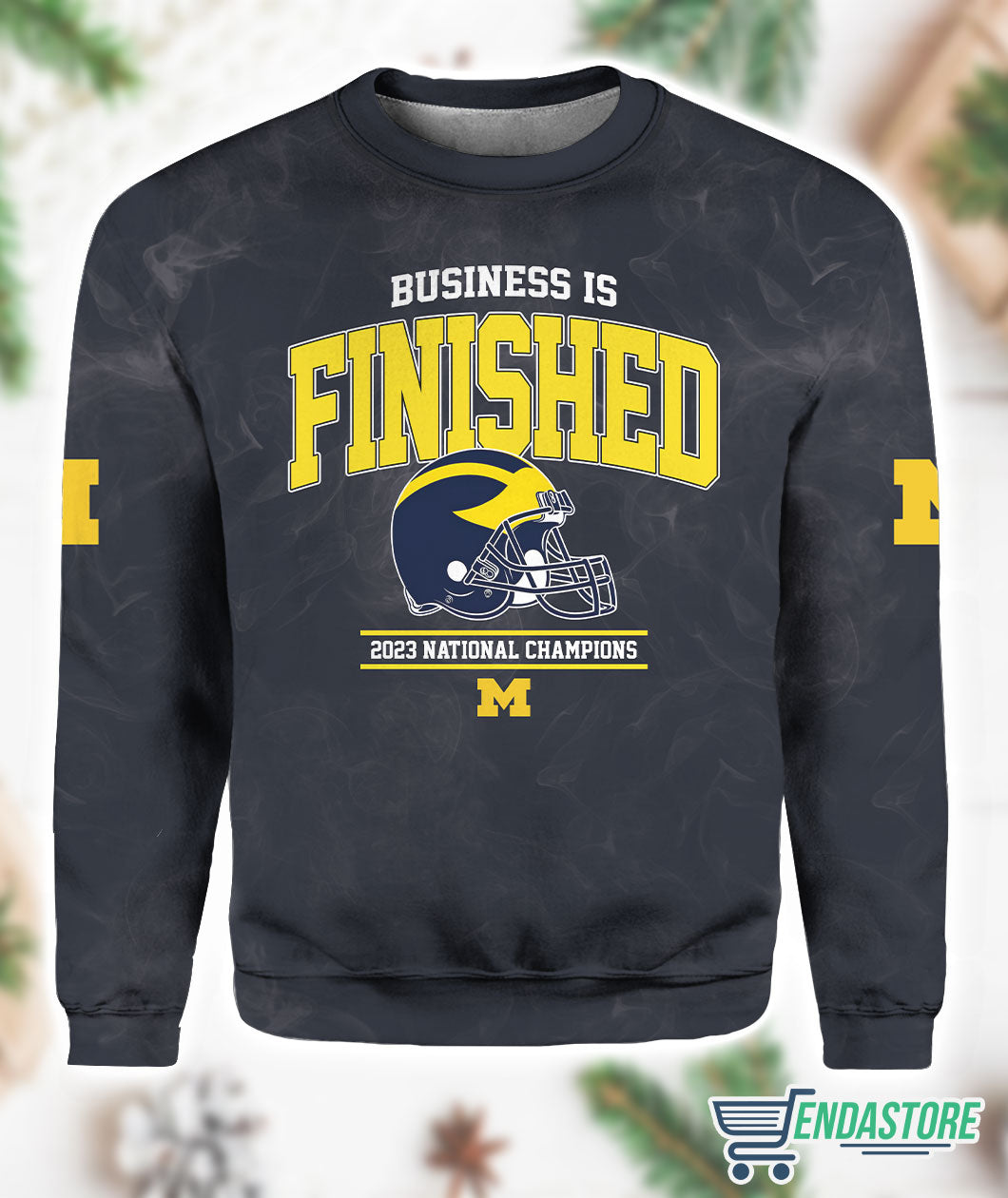 Michigan Is Finished National Champions Sweatshirt 3D Sweater - Gift Idea product image 3