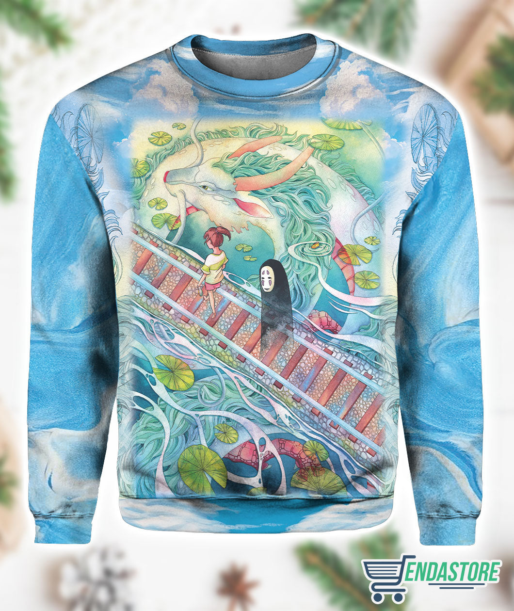 Spirited Away Follow the Railway 3D 3D Sweater - Gift Idea product image 3