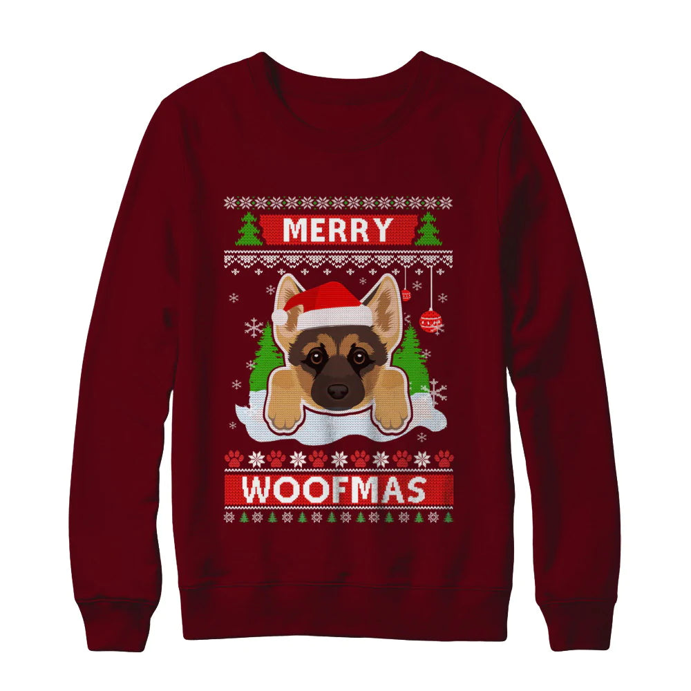 Shepherd merry woofmas Christmas Sweater - Holiday Gift product image 4