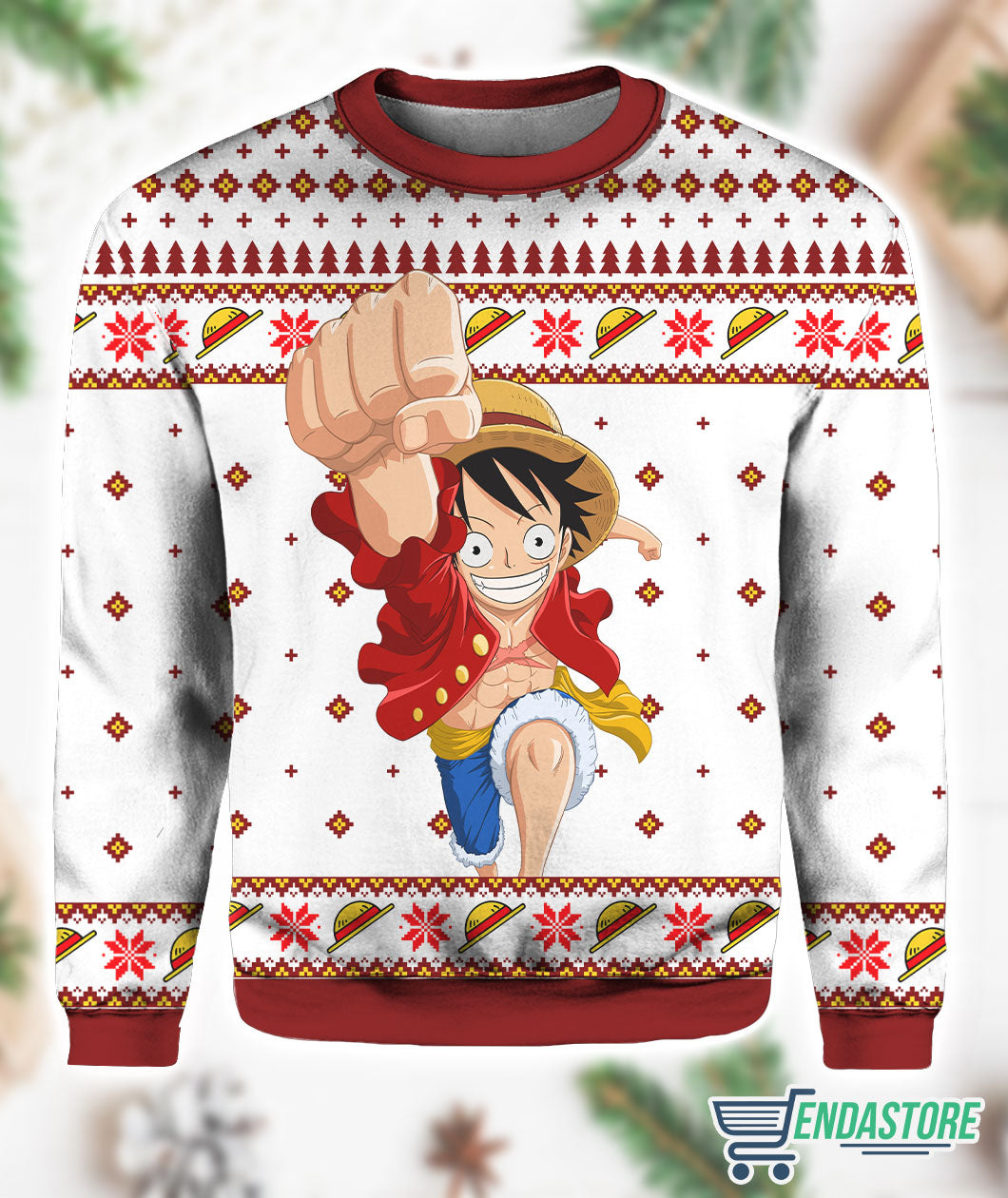 Luffy 3D Ugly Christmas Sweater - Holiday Gift product image 3