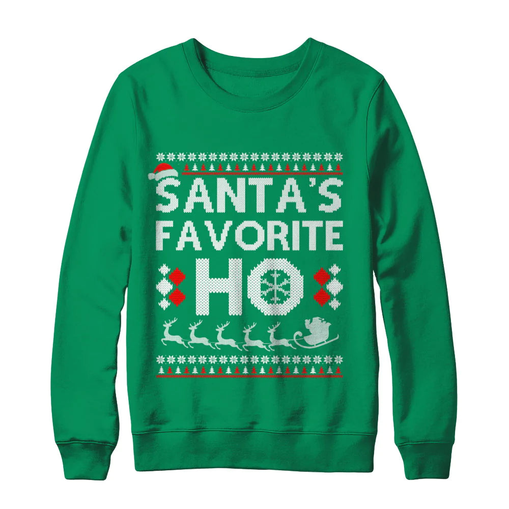 Santa’s favorite ho Christmas Sweater - Holiday Gift product image 4