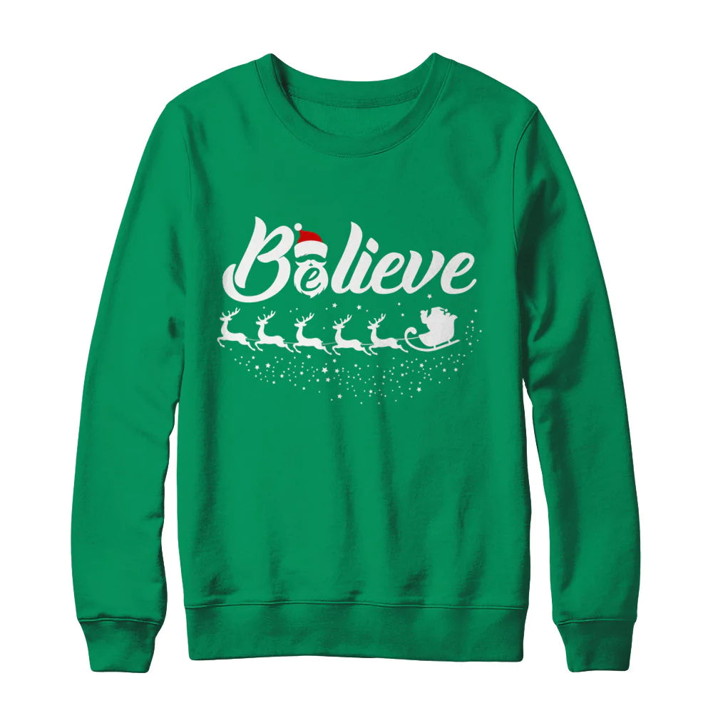 Believe santa Christmas Sweater - Holiday Gift product image 4