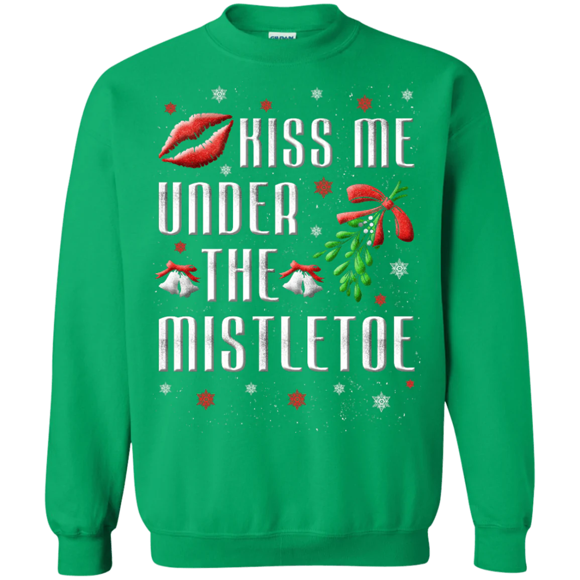 Kiss me under the mistletoe Christmas Sweater - Holiday Gift product image 4