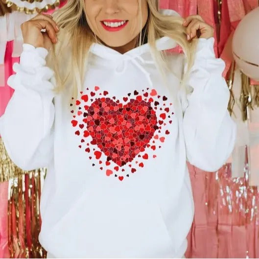 3d Hearts Woman Heart Cute Valentine Cheetah - Adult & Kids T-Shirts, Sweatshirts & Hoodies apparel design preview 1