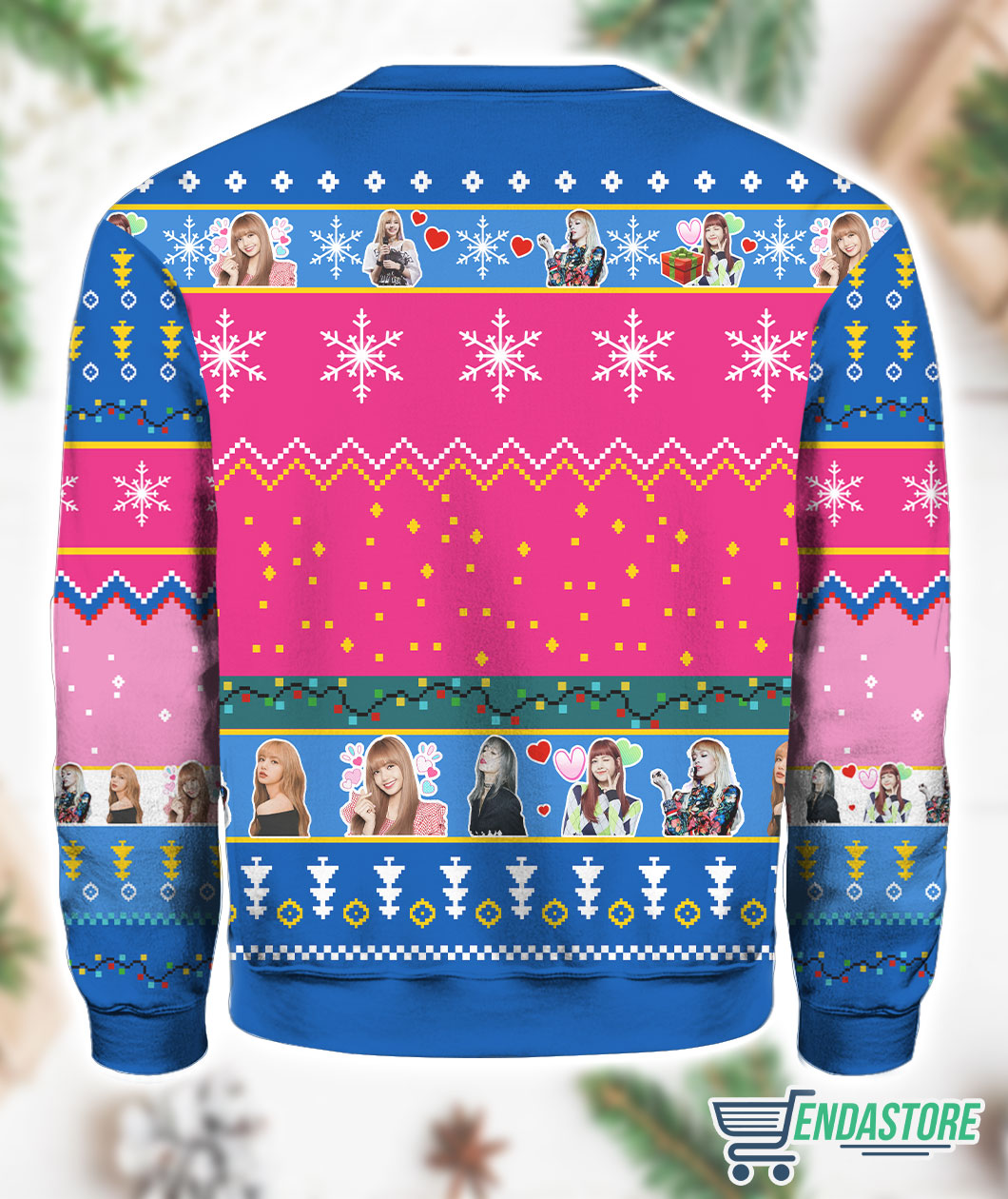 Lisa Black Pink 3D Ugly Christmas Sweater - Holiday Gift product image 4