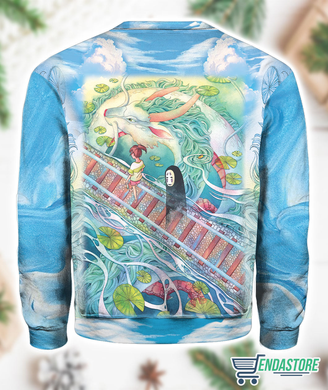 Spirited Away Follow the Railway 3D 3D Sweater - Gift Idea product image 4