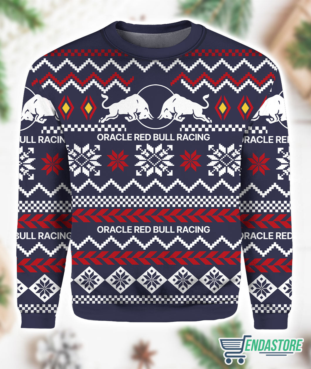 Oracle Red Bull Racing 3D Ugly Christmas Sweater - Holiday Gift product image