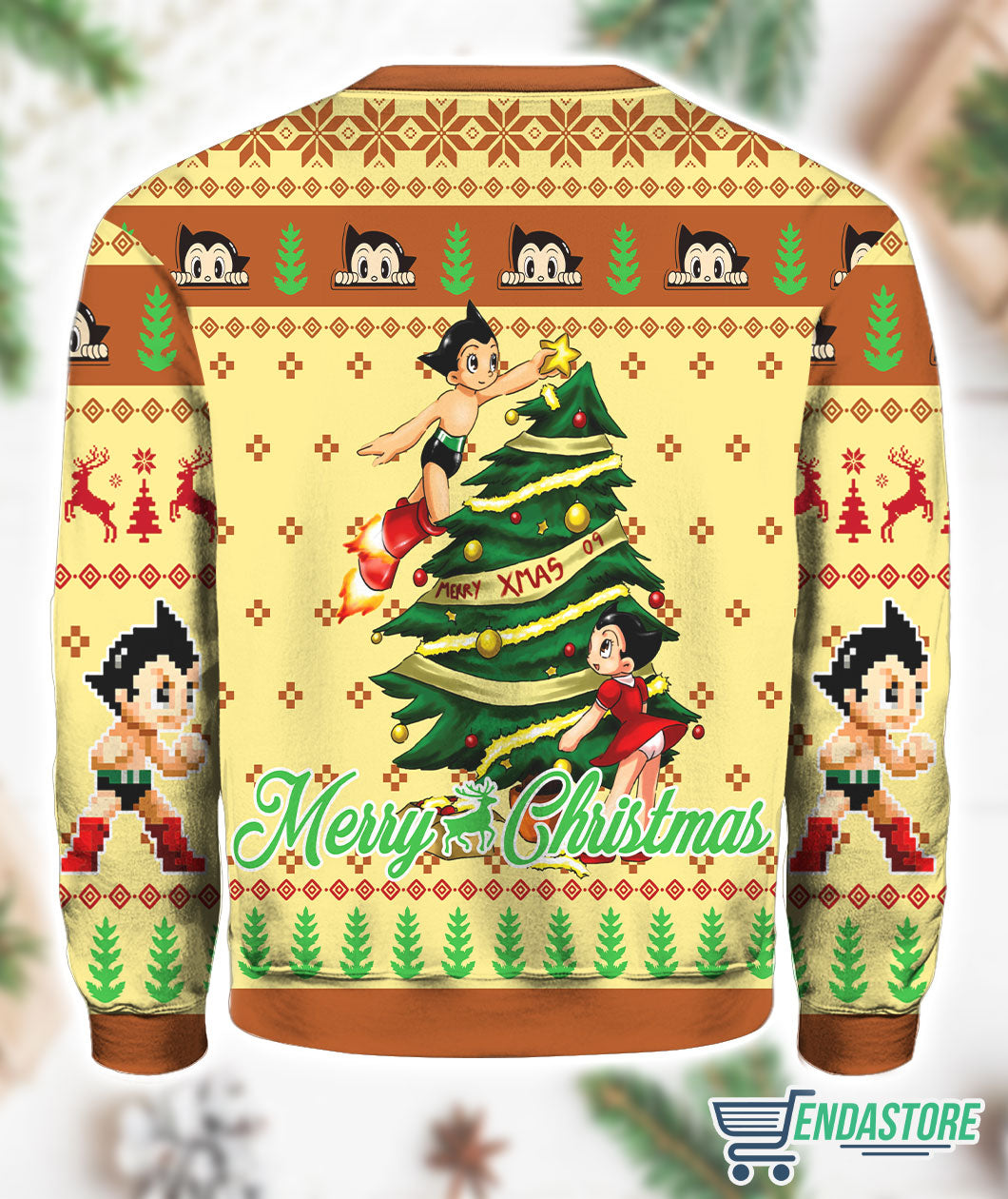 Astro Boy Merry 3D Christmas Sweater - Holiday Gift product image 4