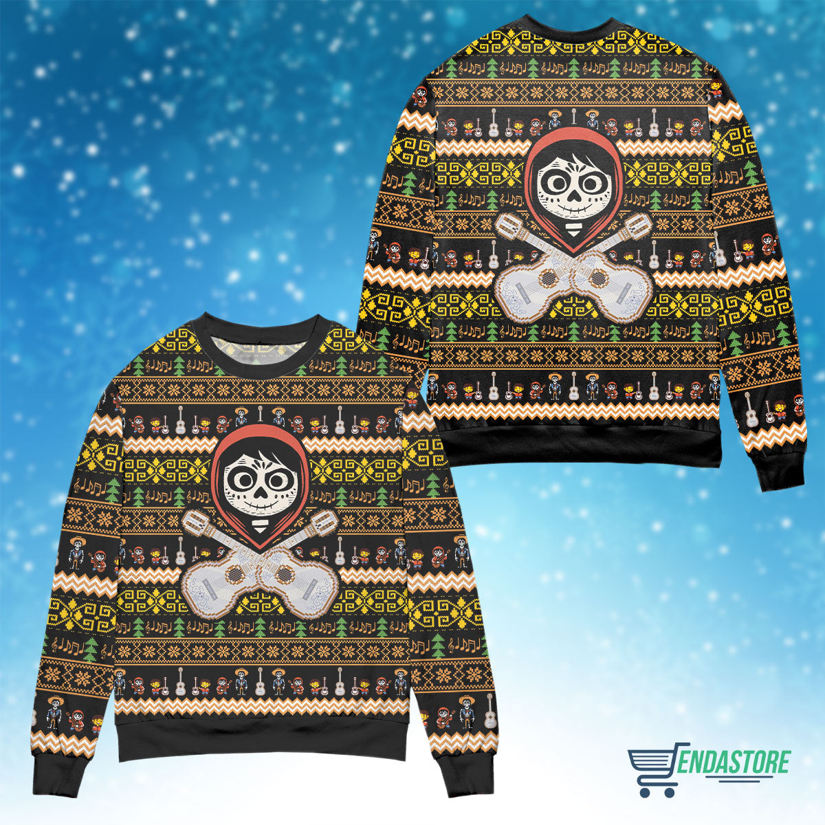 Pixar Coco 3D Christmas Sweater - Holiday Gift product image 4