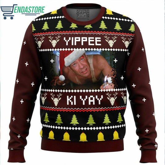 Yippee ki yay die hard 3D Ugly Christmas Sweater - Holiday Gift product image