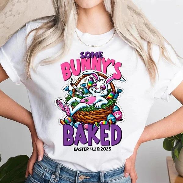 420 Easter Bunny Stoner Weed Cotton Knit Classic - Adult & Kids T-Shirts, Sweatshirts & Hoodies apparel design preview 1