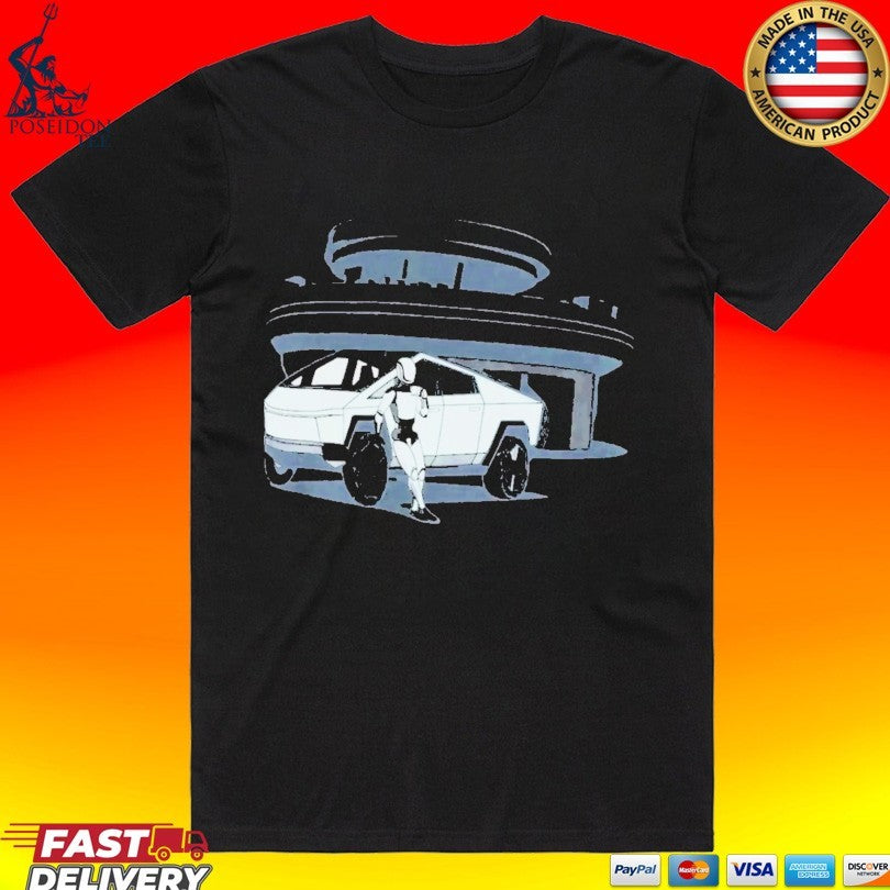 Tesla Evs And Espressos - Adult & Kids T-Shirts, Sweatshirts & Hoodies apparel design preview 1