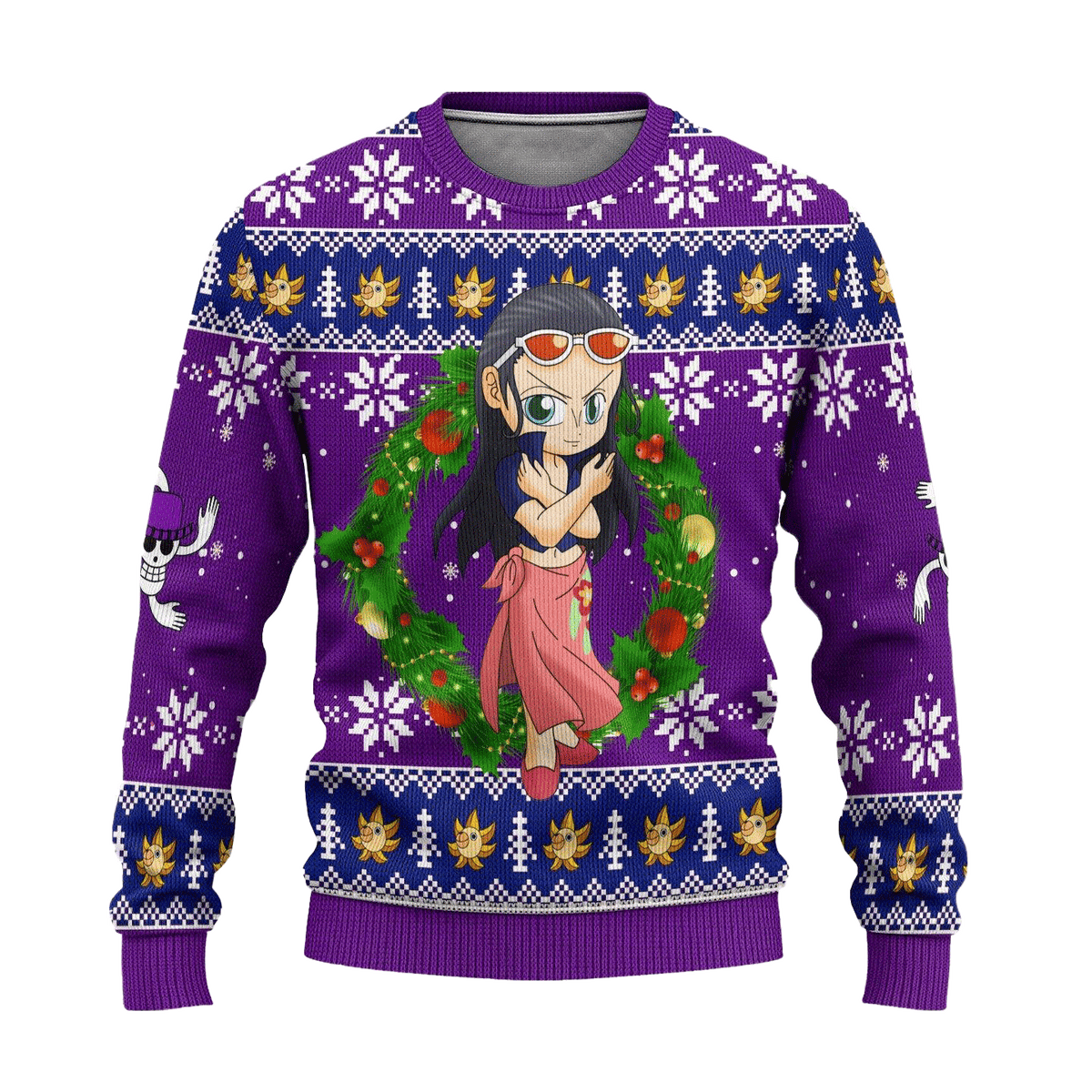Robin One Piece Anime 3D Ugly Christmas Sweater - Holiday Gift product image
