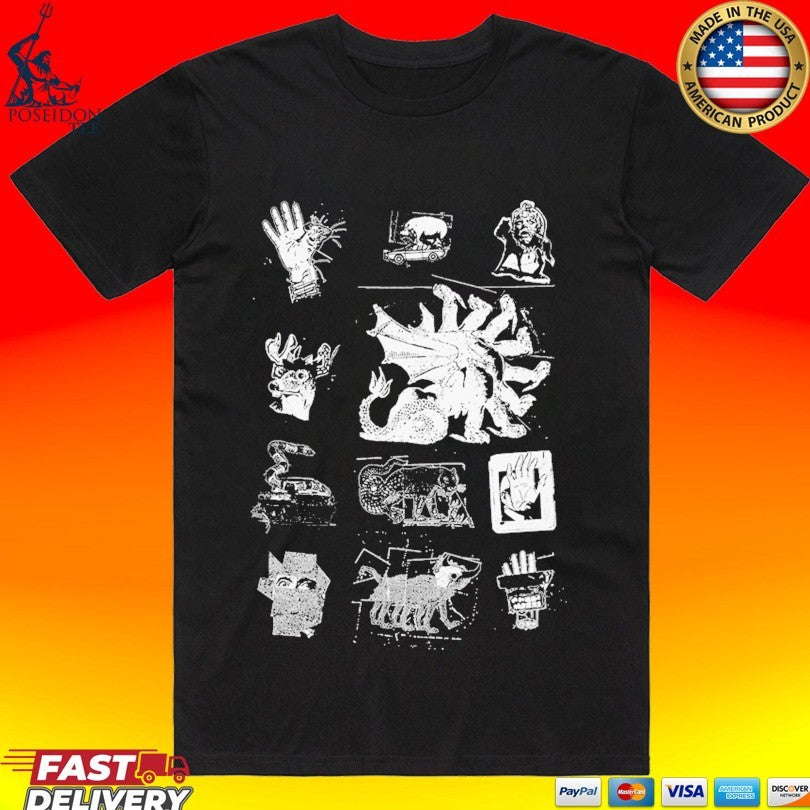Goose Chain Yer Dragon Collage - Adult & Kids T-Shirts, Sweatshirts & Hoodies apparel design preview 1
