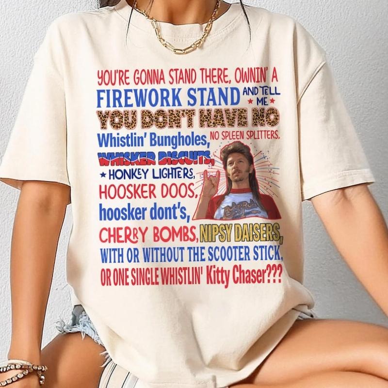 4th July Merica Tour Joe Dirt Independence Day Happy - Adult & Kids T-Shirts, Sweatshirts & Hoodies apparel design preview 1