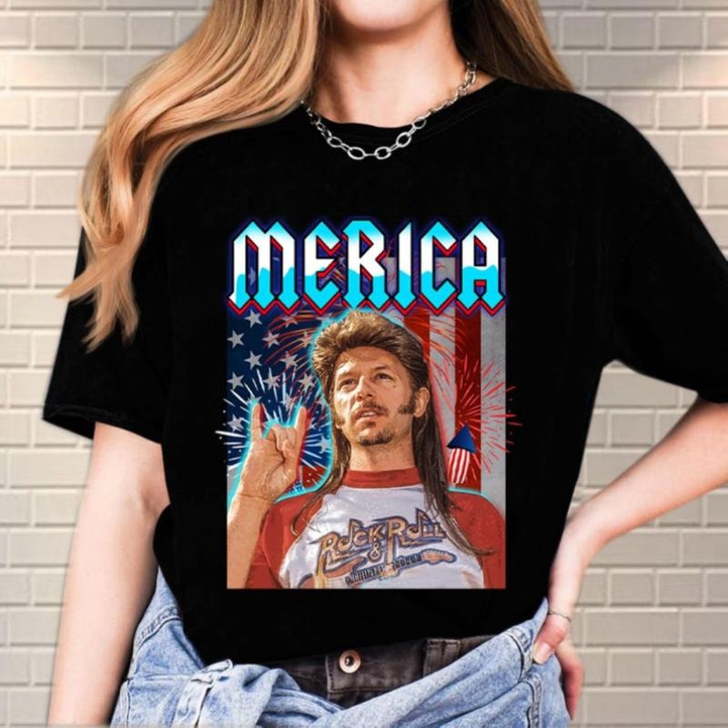 4th July Merica Tour Joe Dirt Independence Day Happy - Adult & Kids T-Shirts, Sweatshirts & Hoodies apparel design preview 1