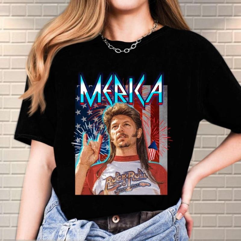 4th July Merica Tour Joe Dirt Independence Day Happy - Adult & Kids T-Shirts, Sweatshirts & Hoodies apparel design preview 1