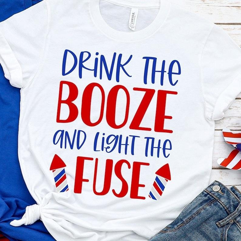 4th July Fourth Woman Funny Patriotic Tank Top - Adult & Kids T-Shirts, Sweatshirts & Hoodies apparel design preview 1
