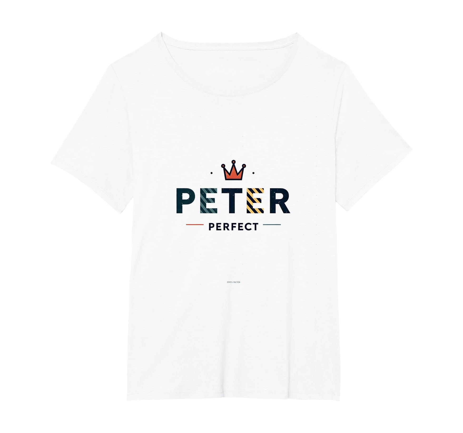 Peter Peter Royal Crown Typography T-Shirt - Fun Novelty Design Men Women - T-Shirt, Sweatshirt, Hoodie