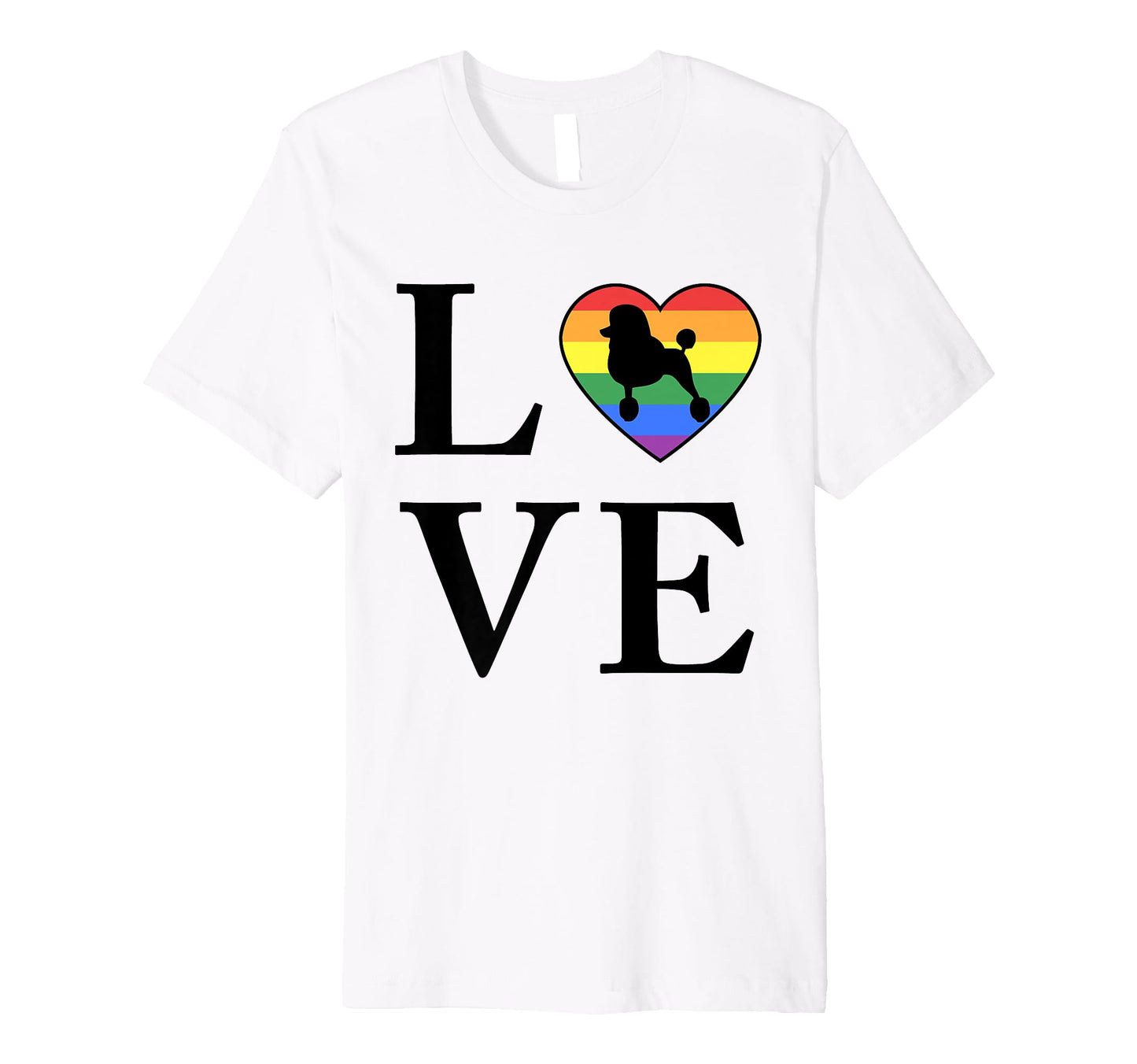 Dog Breed Poodle Word Love Typography T-Shirt - Streetwear Style Men Women - T-Shirt, Sweatshirt, Hoodie