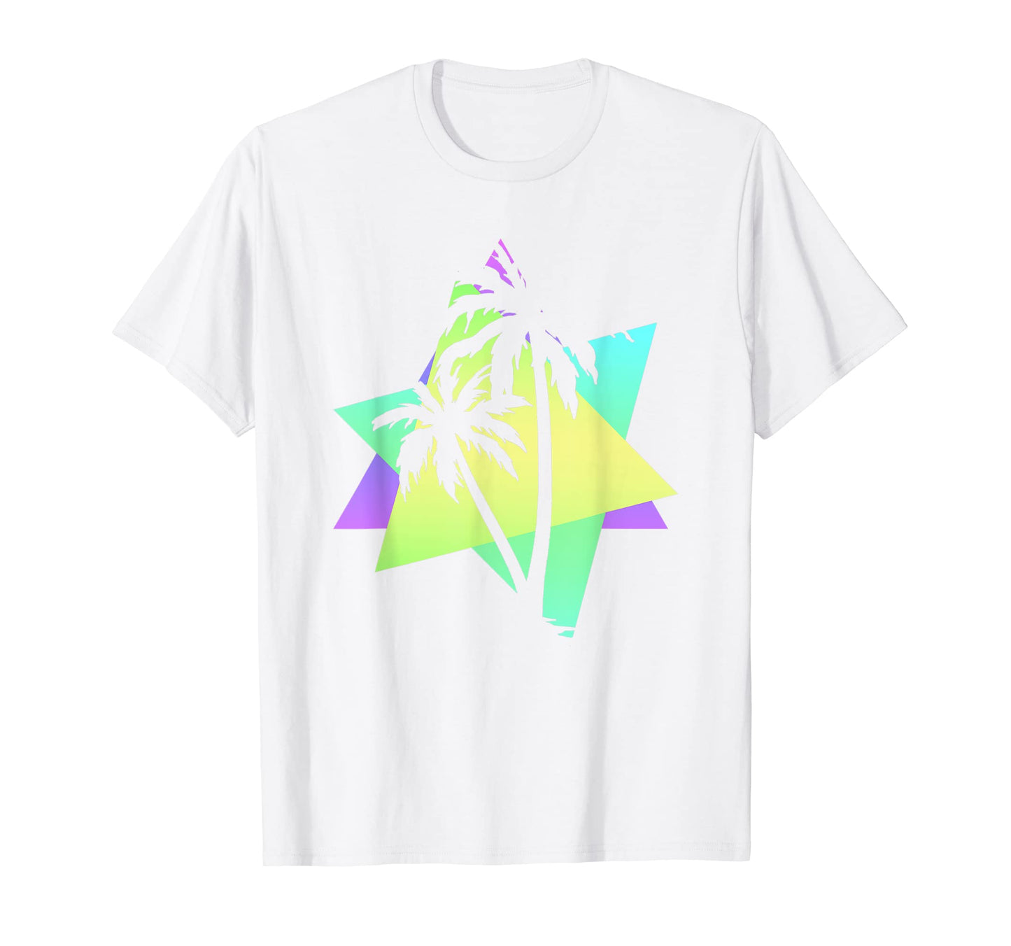 Summer Palm Trees 1990S Aesthetic T-Shirt - Aesthetic Graphic Men Women - T-Shirt, Sweatshirt, Hoodie