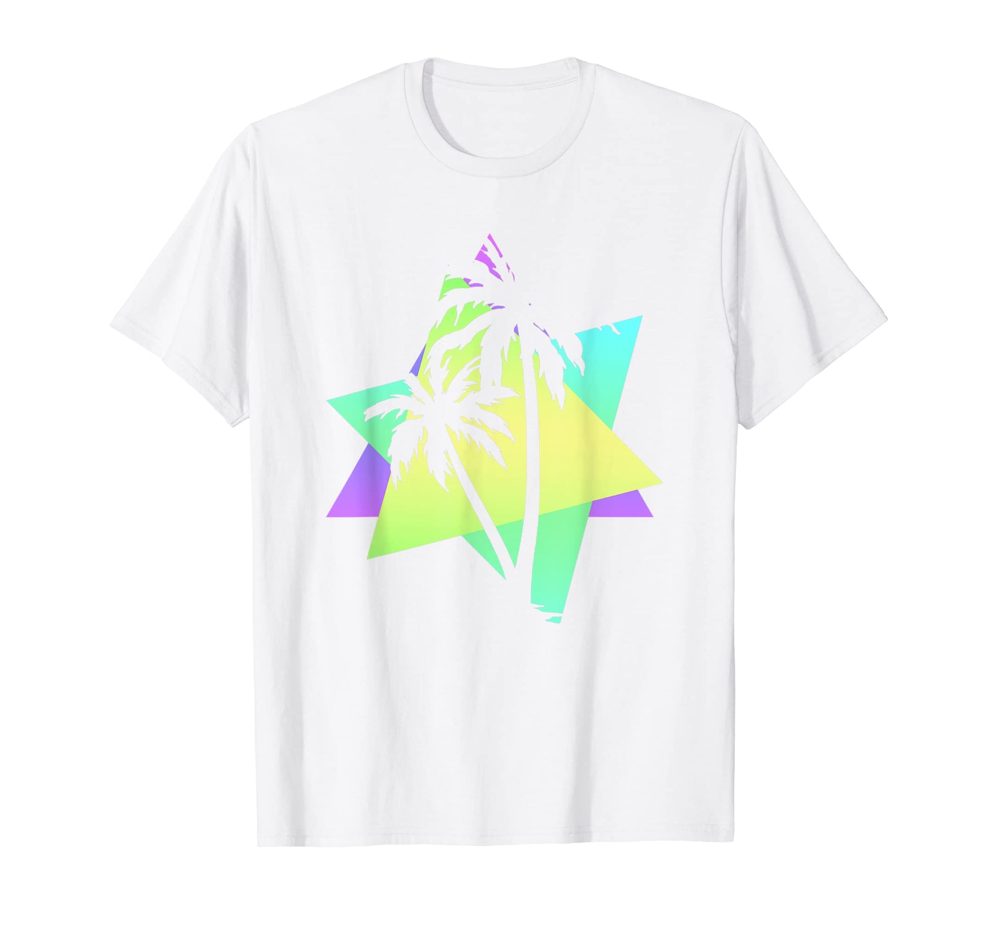 Summer Palm Trees 1990S Aesthetic T-Shirt - Aesthetic Graphic Men Women - T-Shirt, Sweatshirt, Hoodie