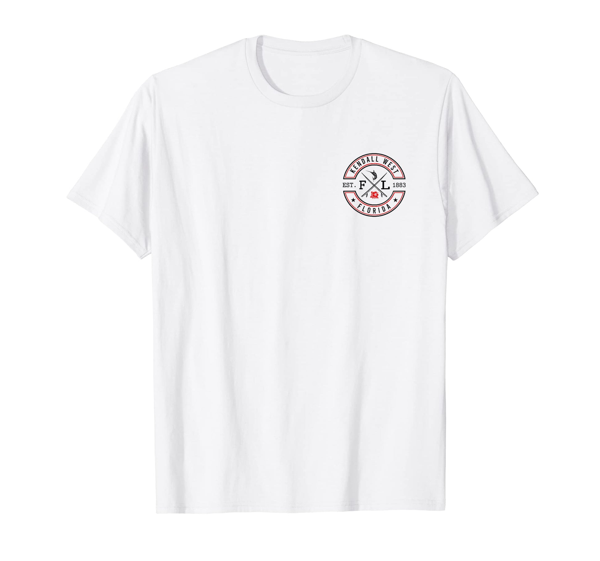 Kendall West Florida Fl Surfer T-Shirt - Fun Novelty Design Men Women - T-Shirt, Sweatshirt, Hoodie