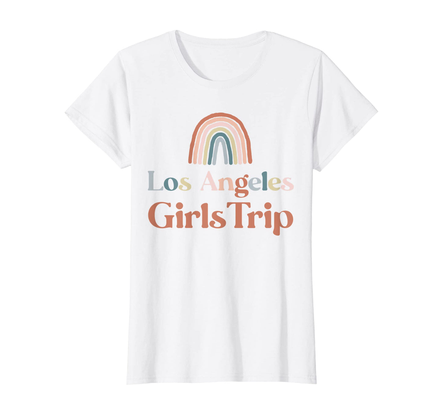 Womens Los Angeles Trip Boho Rainbow Group T-Shirt - Graphic Print Unisex - T-Shirt, Sweatshirt, Hoodie