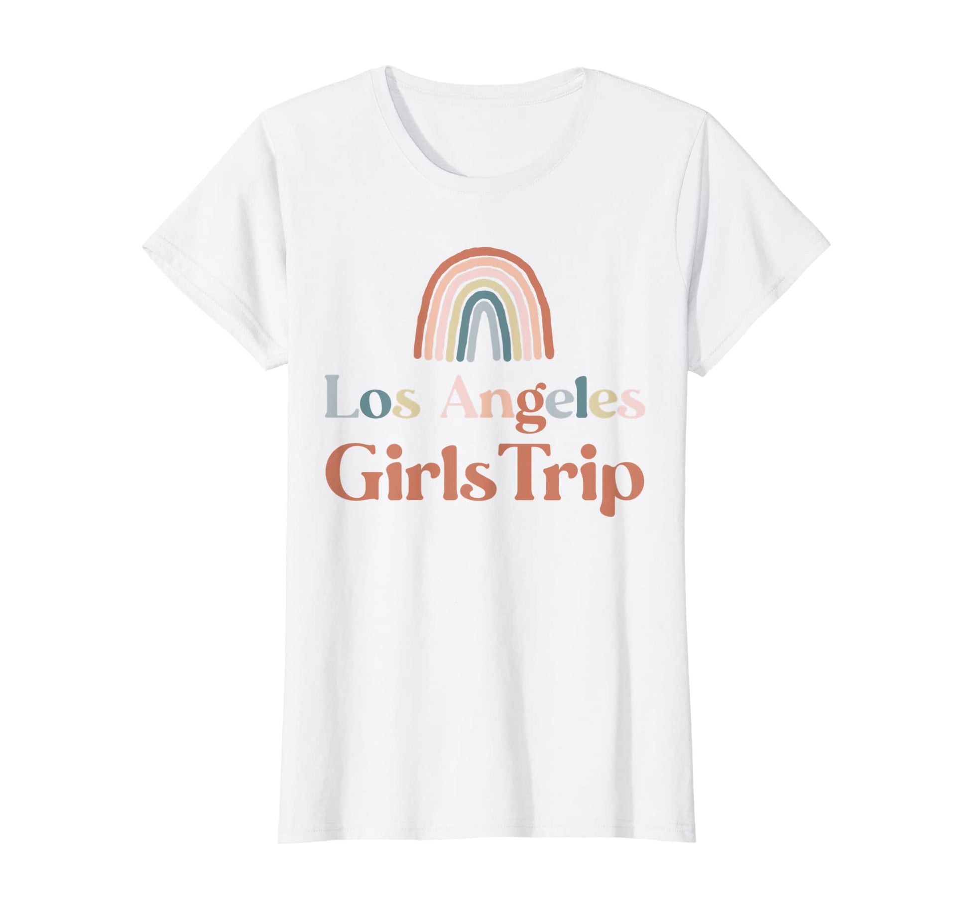 Womens Los Angeles Trip Boho Rainbow Group T-Shirt - Graphic Print Unisex - T-Shirt, Sweatshirt, Hoodie
