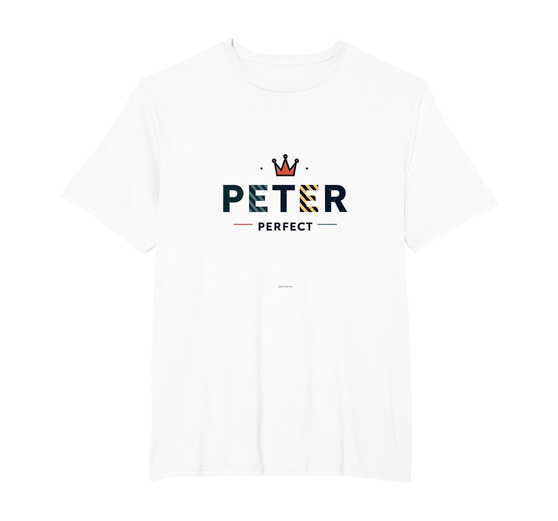 Peter Peter Royal Crown Typography T-Shirt - Aesthetic Graphic for Adults - T-Shirt, Sweatshirt, Hoodie