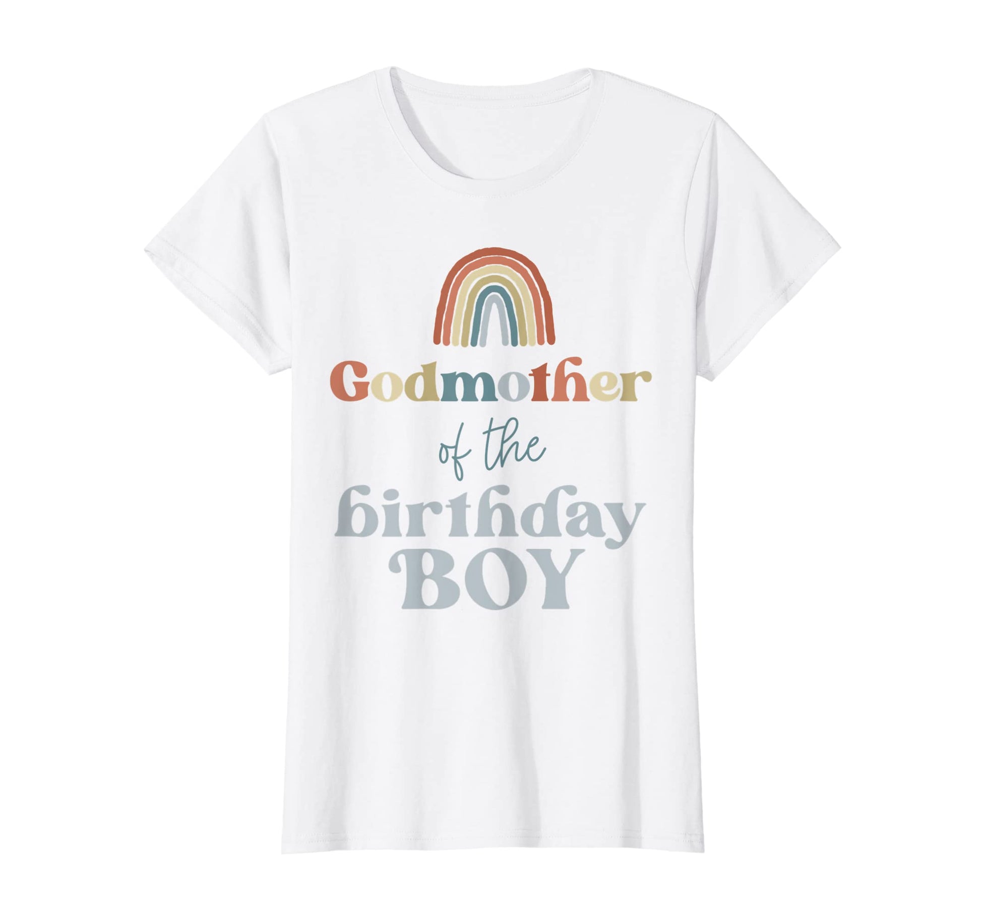 Womens Godmother Birthday Boho Rainbow T-Shirt - Streetwear Style Unisex - T-Shirt, Sweatshirt, Hoodie