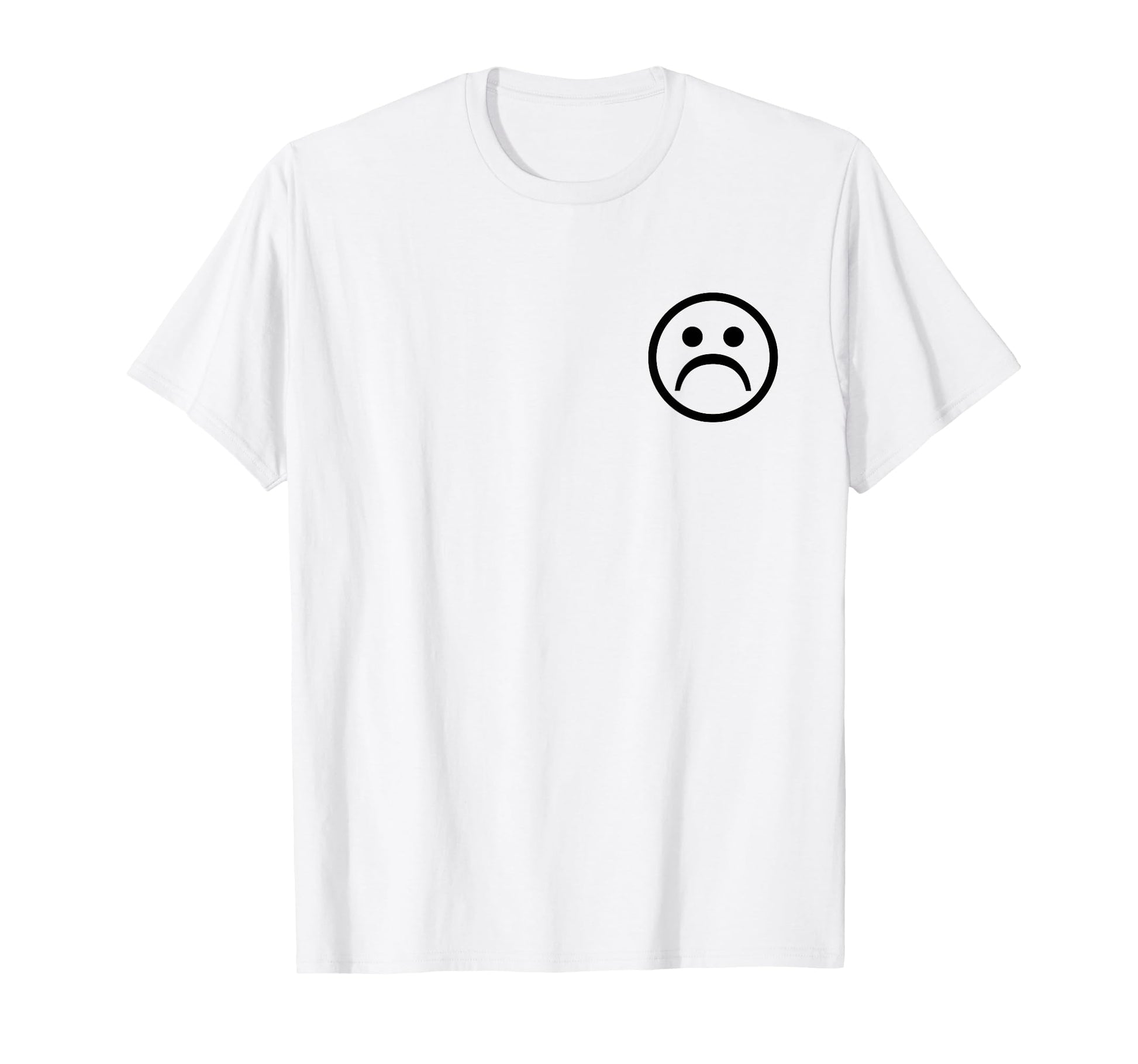 Sad Face Sadboy Ironic Aesthetic T-Shirt - Aesthetic Graphic for Adults - T-Shirt, Sweatshirt, Hoodie