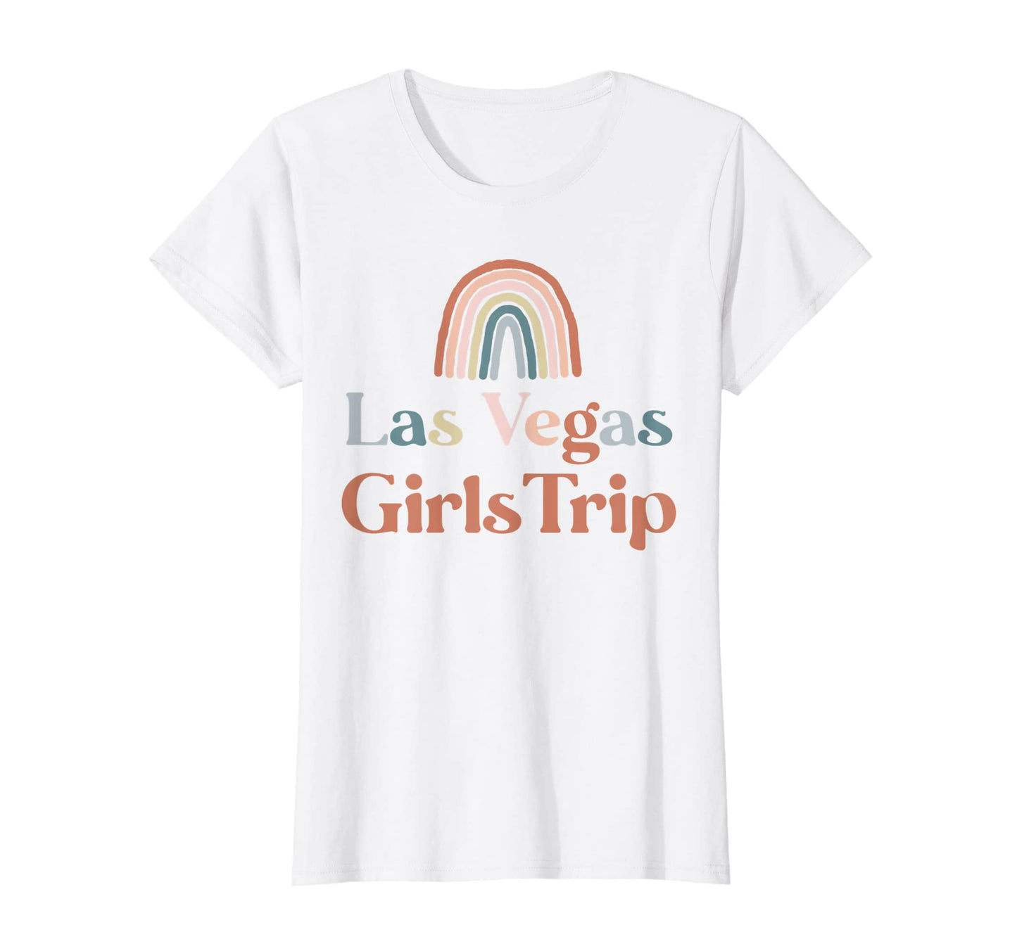 Womens Las Vegas Trip Boho Rainbow Group T-Shirt - Minimalist Print Unisex - T-Shirt, Sweatshirt, Hoodie
