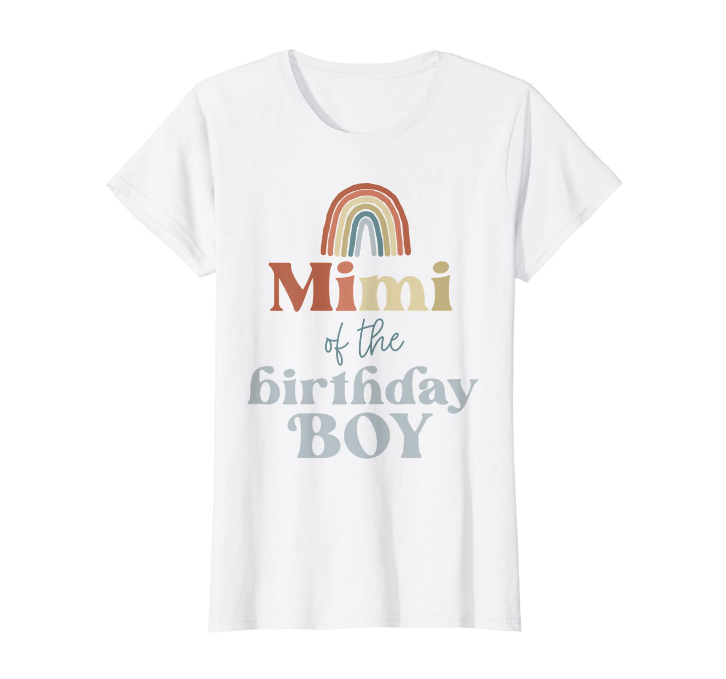 Womens Mimi Birthday Boho Rainbow T-Shirt - Fun Novelty Design Men Women - T-Shirt, Sweatshirt, Hoodie