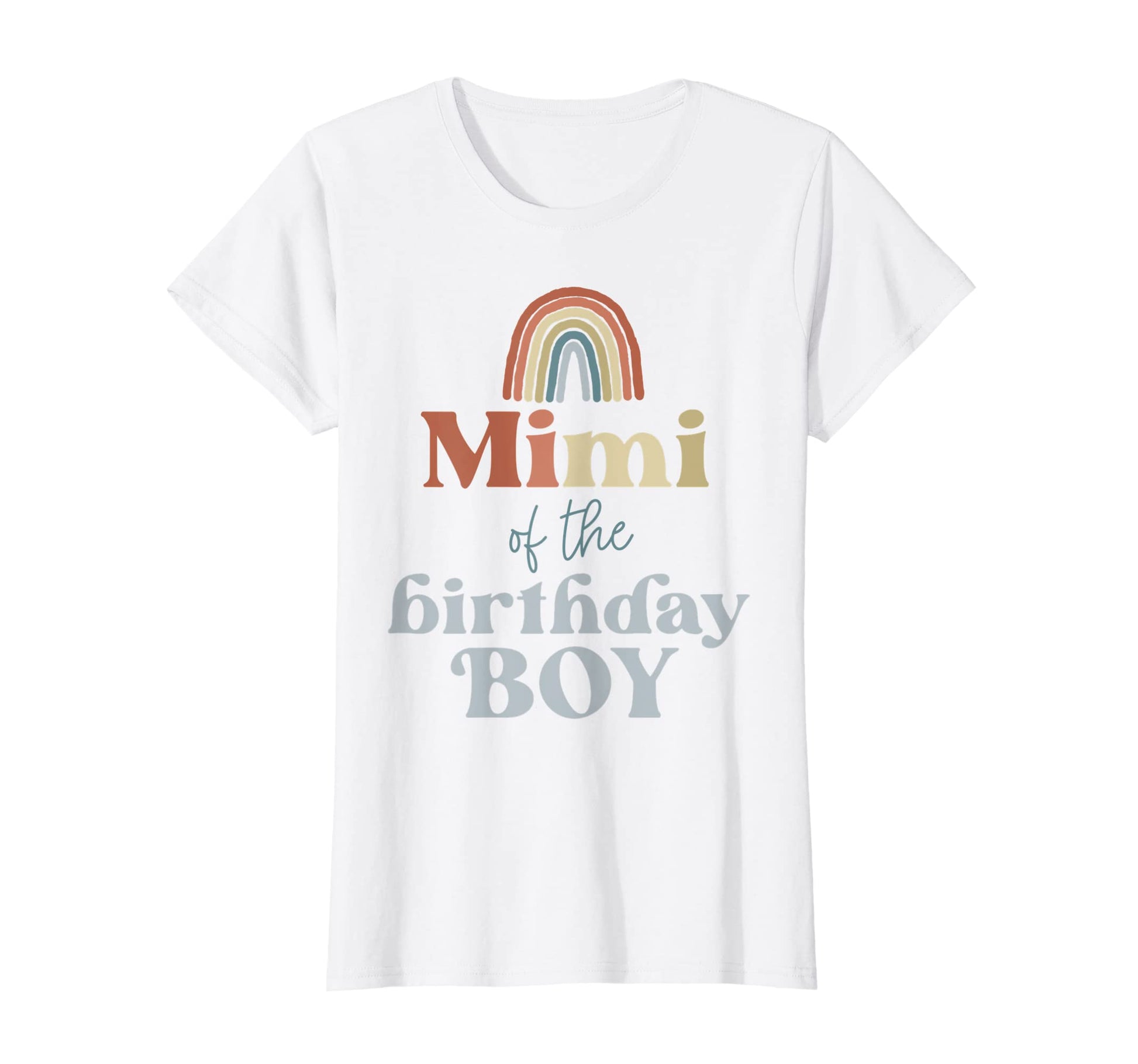 Womens Mimi Birthday Boho Rainbow T-Shirt - Fun Novelty Design Men Women - T-Shirt, Sweatshirt, Hoodie