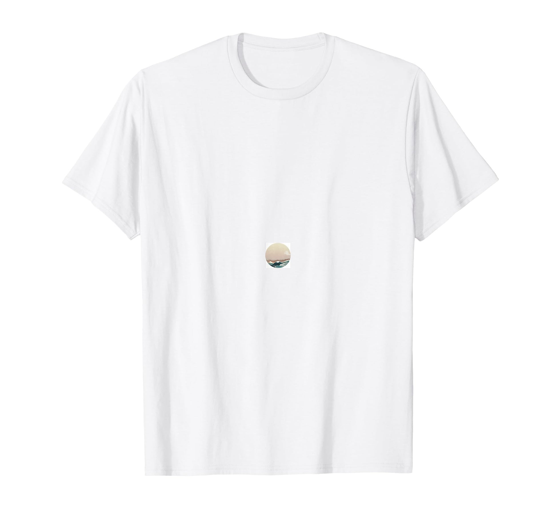Boho Landscape Mountains T-Shirt - Minimalist Print Men Women - T-Shirt, Sweatshirt, Hoodie