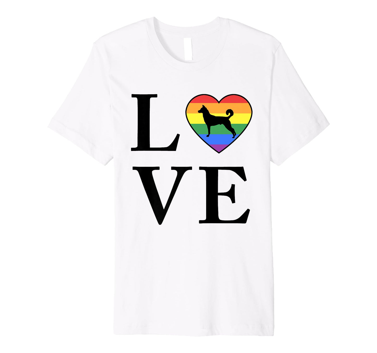 Dog Breed Canaan Word Love T-Shirt - Fun Novelty Design for Adults - T-Shirt, Sweatshirt, Hoodie