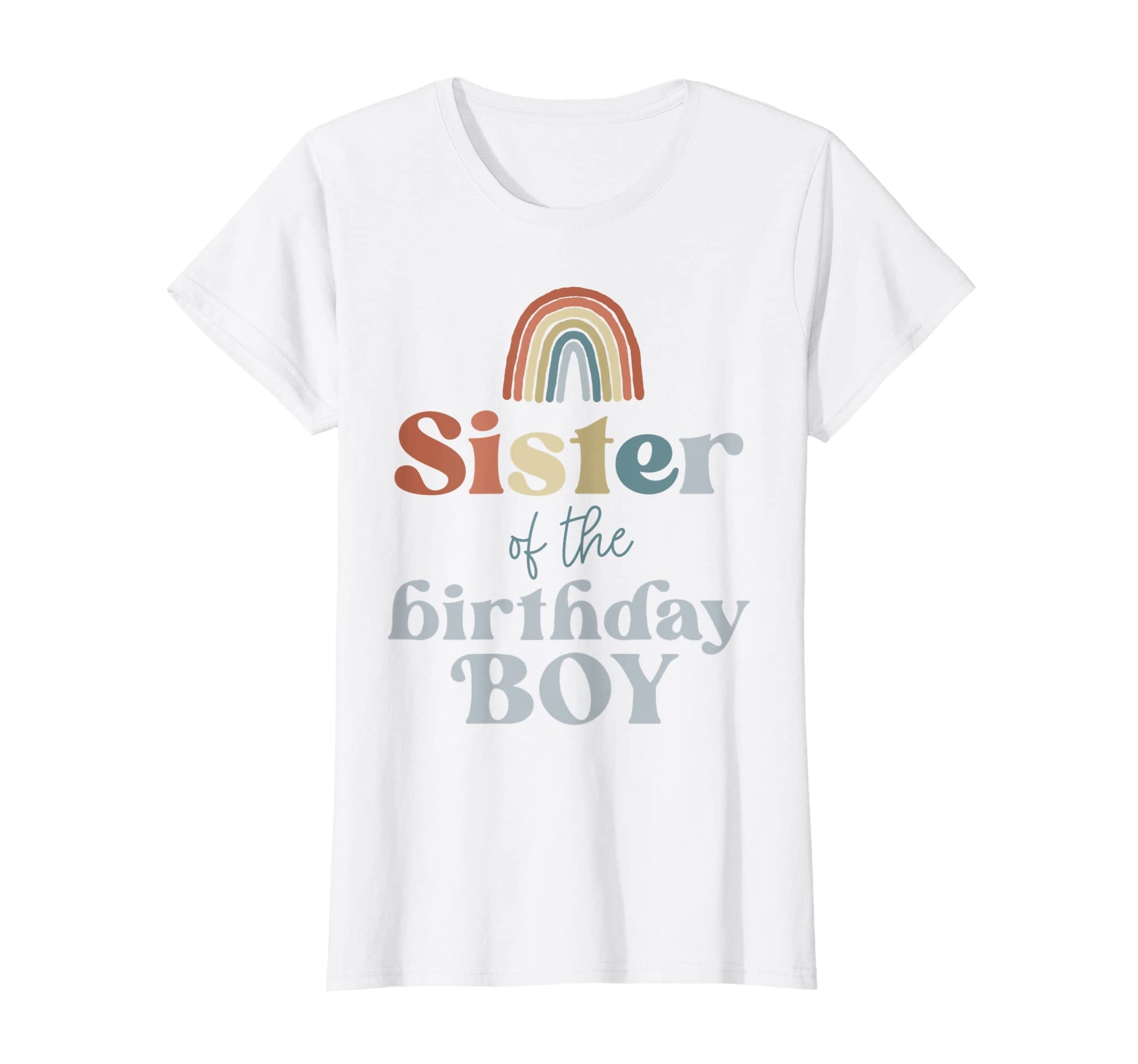 Sister Birthday Boho Rainbow Party T-Shirt - Custom Art Print Unisex - T-Shirt, Sweatshirt, Hoodie