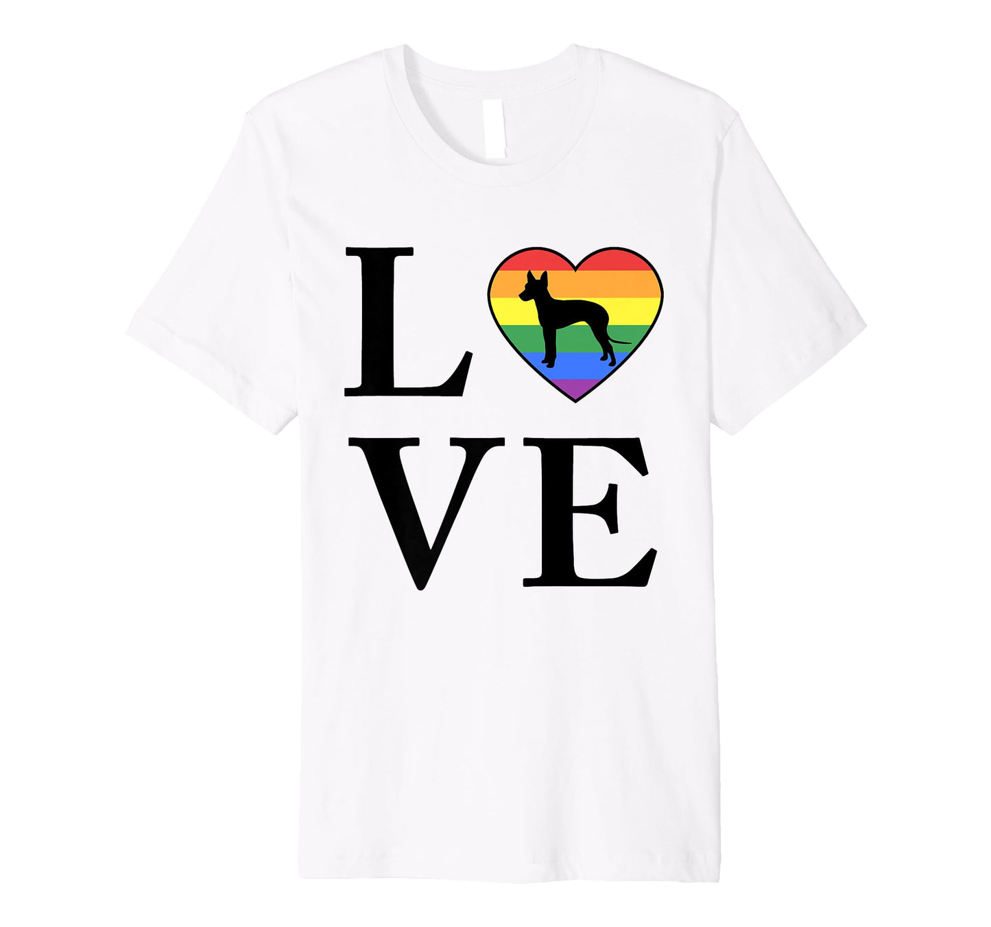 Dog Breed Mexican Hairless Word Love T-Shirt - Aesthetic Graphic Unisex - T-Shirt, Sweatshirt, Hoodie