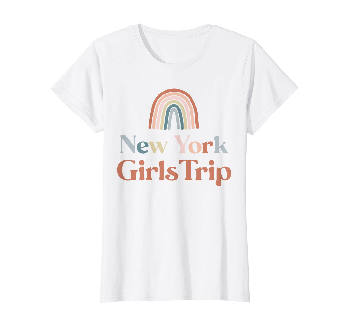 Womens New York Trip Boho Rainbow Group T-Shirt - Streetwear Style Unisex - T-Shirt, Sweatshirt, Hoodie