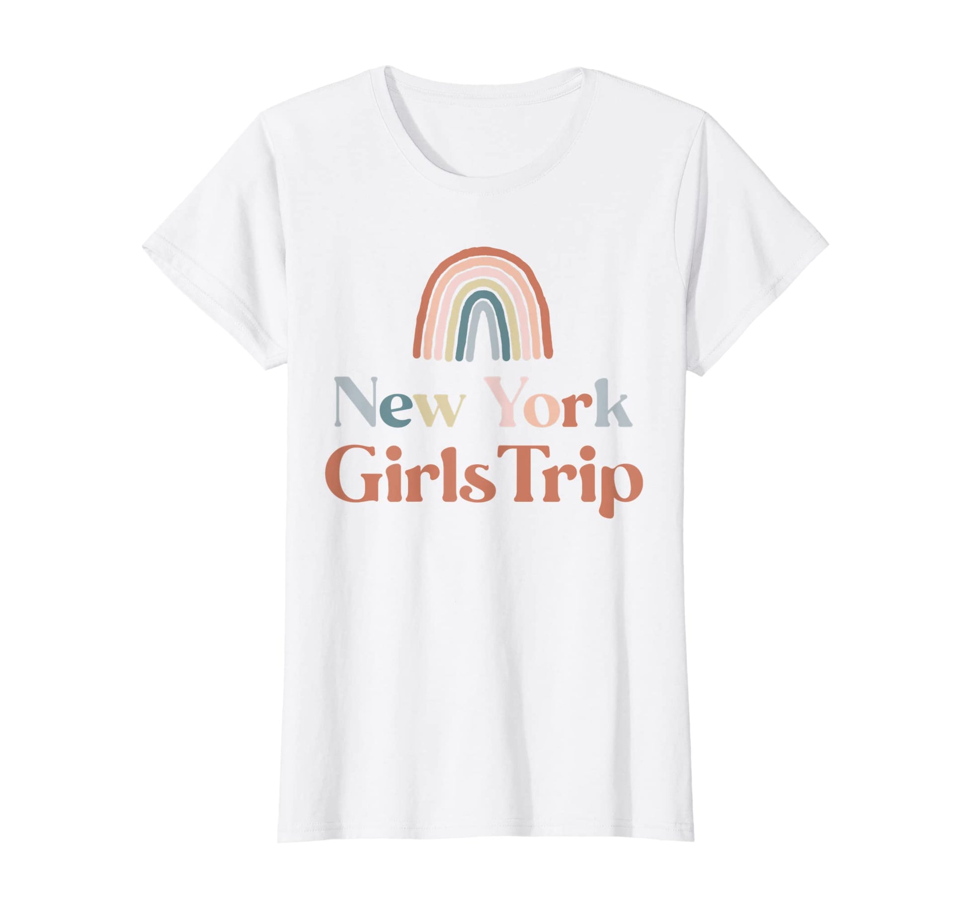 Womens New York Trip Boho Rainbow Group T-Shirt - Streetwear Style Unisex - T-Shirt, Sweatshirt, Hoodie